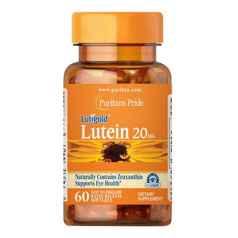 Viên uống Lutigold Lutein 20MG Puritan s Pride giúp bổ mắt 60 viên