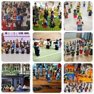 Lẻ 1 nhân vật lắp ráp Lero mini figures mới 100% ngẫu nhiên