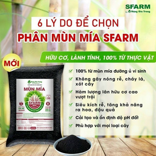 Phân Mùn Mía Sfarm 2kg
