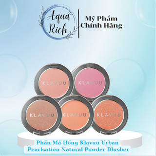 [Đủ Màu] Phấn Má Hồng Klavuu Urban Pearlsation Natural Powder Blusher 5.5g [01 - 02 - 03 - 04 - 05]