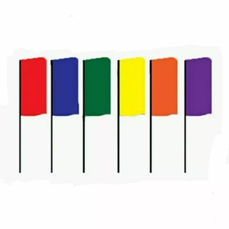 Set 6 lá cờ chuối 40x80cm