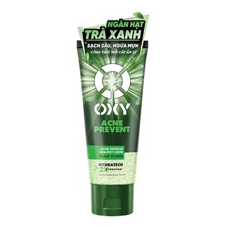 Gel rửa mặt Oxy Acne Prevent NGỪA MỤN - DA SÁNG KHỎE 100ml