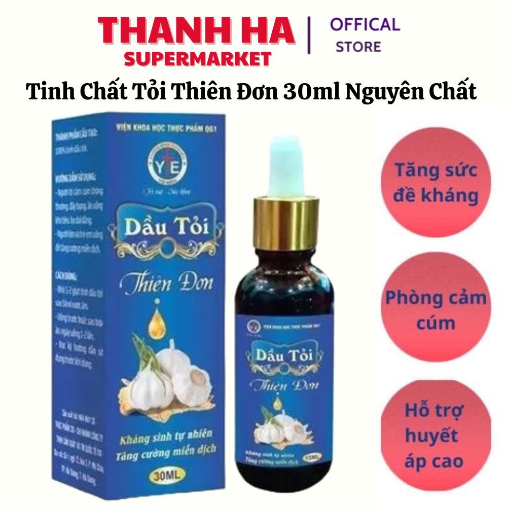 Dầu tỏi THIÊN ĐƠN tăng sức đề kháng giảm mỡ máu
