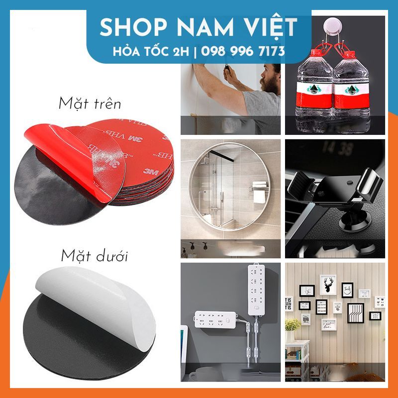 Miếng Dán 3M VHB Xám Siêu Dính Dán Camera Hành Trình, Phụ Kiện Oto