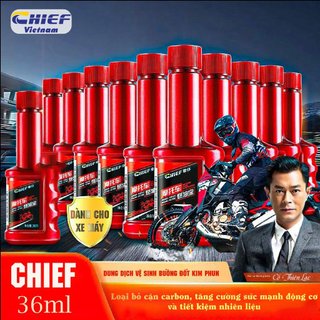 Dung dịch vệ sinh bình đốt kim phun xe máy chief 36ml