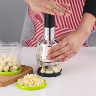 Dụng cụ dập hành tỏi bằng tay, dập tỏi ớt cán dài