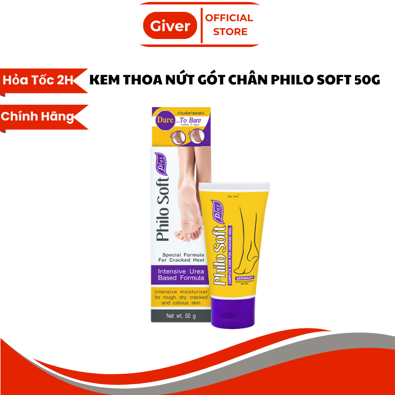 Kem Thoa Nứt Gót Chân Philo Soft Plus Urea Cream thái lan 50g