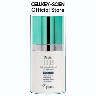 Kem Nền Che Khuyết Điểm Kiềm Dầu Chống Nắng Dưỡng Da Công Nghệ Nano Vàng Cellkey-Scien Multi Action BB Cream 30ml