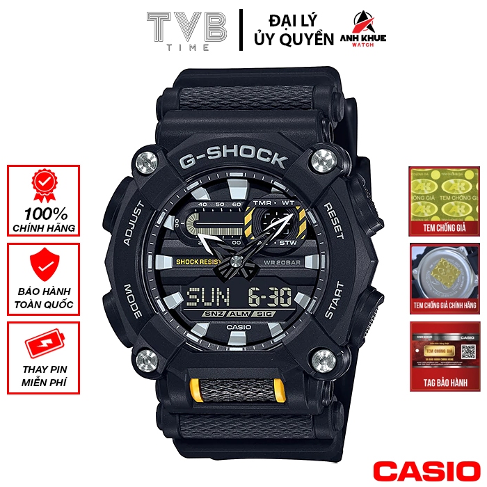 Đồng hồ nam Casio G-Shock chính hãng Anh Khuê GA-900-1ADR