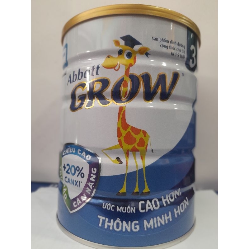 Sữa bột Abbott Grow số 3, 900g cho bé 1 đến 2 tuổi