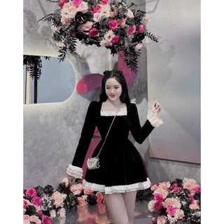 Đầm nhung nữ