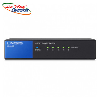 [Mã 99ELHA giảm 7% đơn 300K] Bộ Chia Mạng Linksys LGS105
