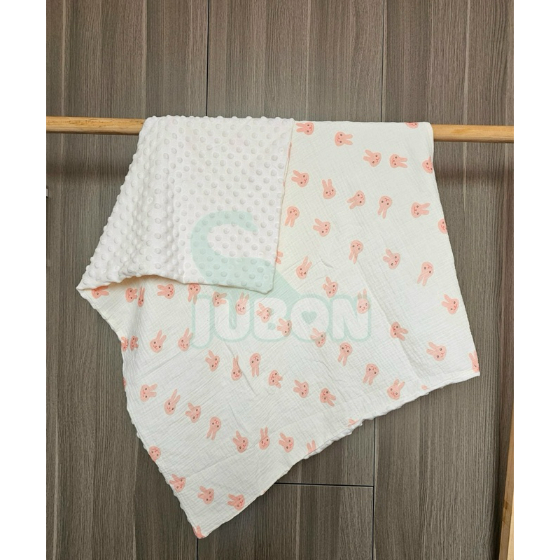 Chăn xô Muslin HẠT ĐẬU cho bé yêu Jubon cao cấp