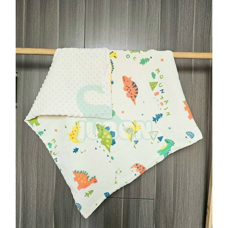 Chăn xô Muslin HẠT ĐẬU cho bé yêu Jubon cao cấp