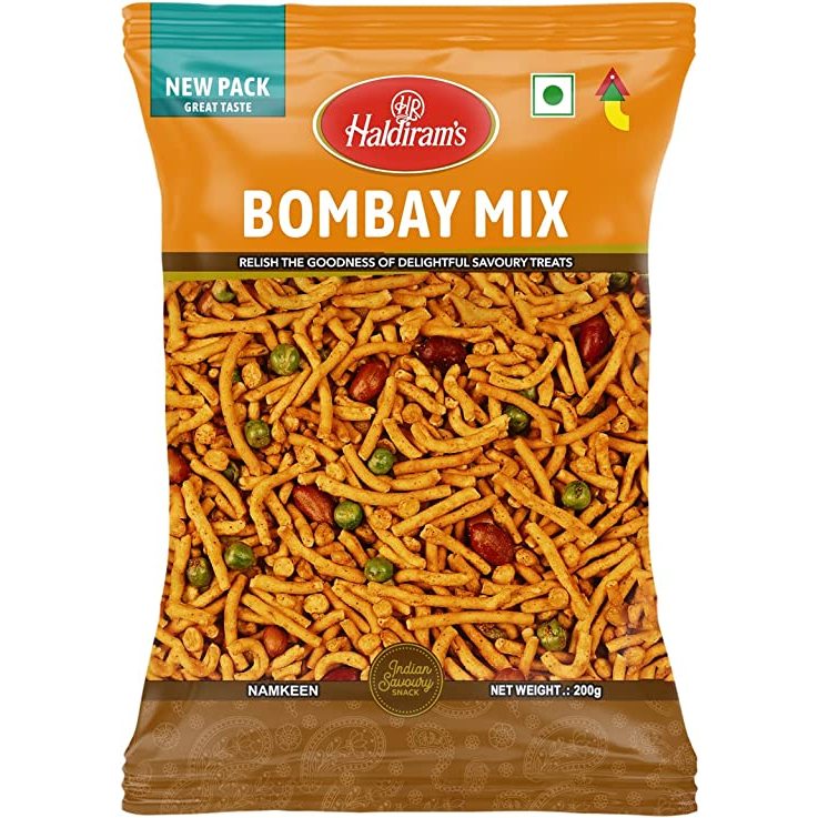 Mixture - Indian Mixture - Indian Snack -Haldiram Bombay Mix (200g)