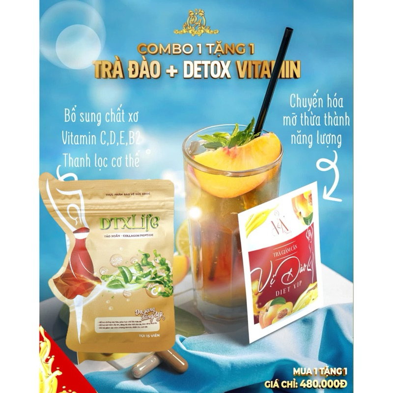 Trà Giảm Cân Vị Đào Đông Anh MN Beauty - Giảm Cân Nguyễn Huỳnh Như Collagen X3