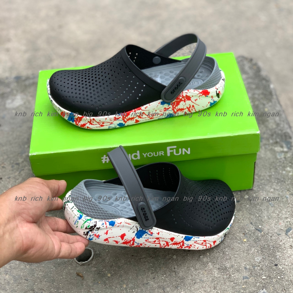 Dép sục cross literide camo nam nữ mẫu mới -FREESHIP + Hàng loại 1- Dép Quai Ngang Nam Nữ bít đầu đế vẩy sơn lót xám