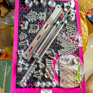  Bộ ốc salaya full xe cho Wave nhỏ thắng đĩa 