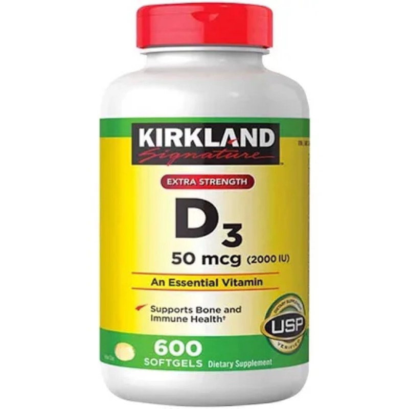 vitamin d3 kirkland Mỹ 600 viên date 11/24