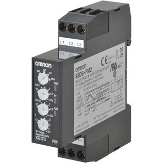 Rơ le bảo vệ pha và điện áp omron k8ds-pm2