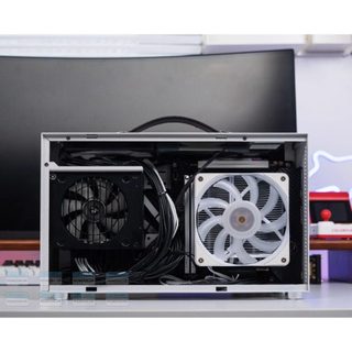[PCNGON] Vỏ case máy tính Mini ITX Shiny Snake S400 - Trắng (Type C, Riser 4.0)