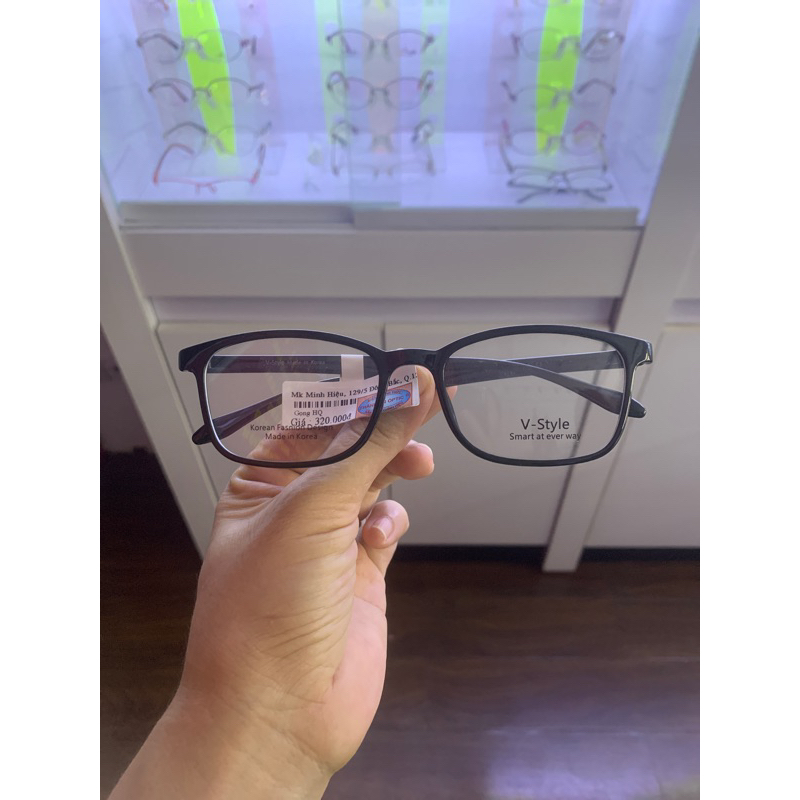 Gọng kính cận VStyle mắt vuông gọng nhẹ thanh mảnh phù hợp mọi khuôn mặt