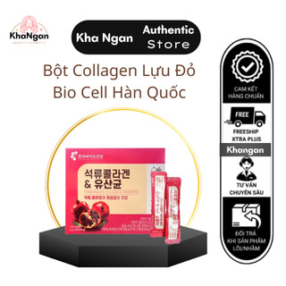 Bột collagen uống lựu đỏ bio cell hàn quốc