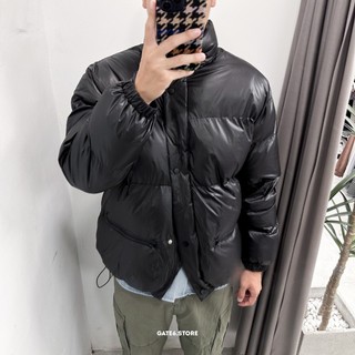 Áo Khoác Phao Nam MQ cổ trụ, khoác gió trần lông vũ dáng béo 3 lớp siêu nhẹ khóa zip đôi kiểu Hàn - GATE6 - 5069