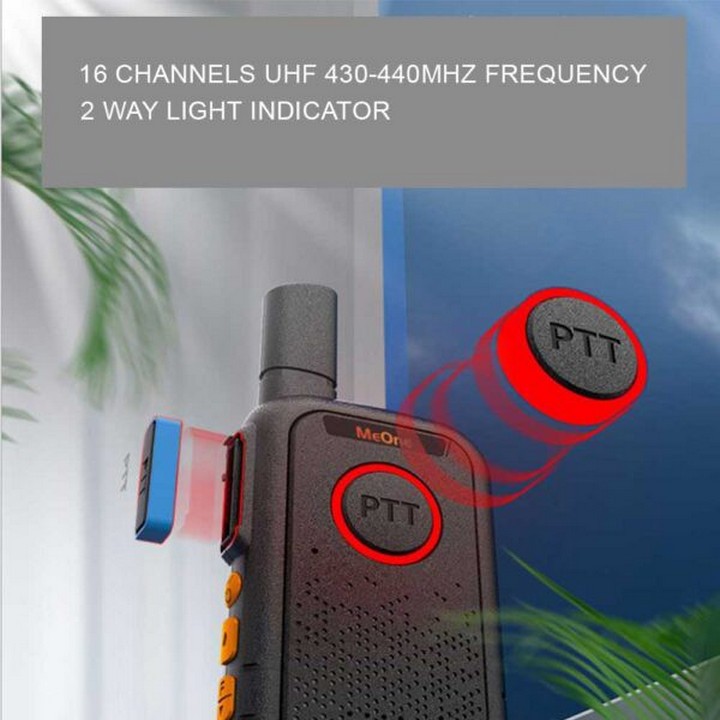 Bộ Đàm Mini Siêu Mỏng PTT Power Ultra-Thin Công Suất Cao, Có Thể Sạc Lại - Home and Garden