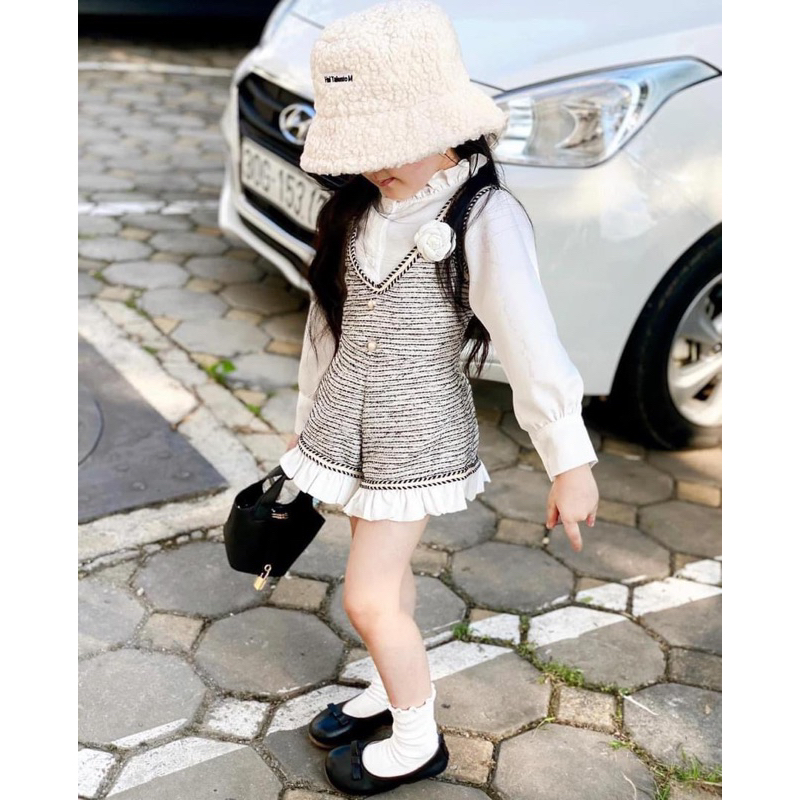 Jump dạ 1 màu cho bé gái