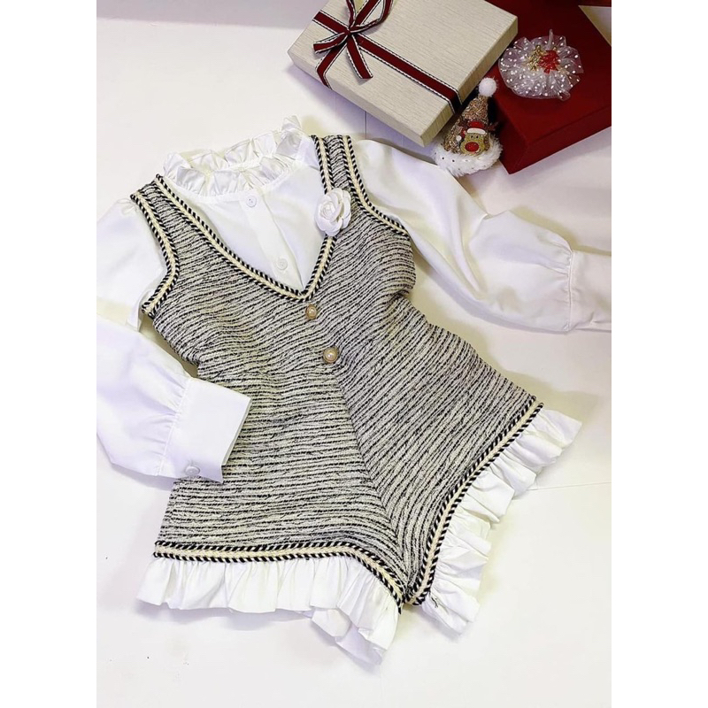 Jump dạ 1 màu cho bé gái