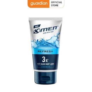 Sữa Rửa Mặt X-Men 3X Sức Mạnh Mát Lạnh Sạch Nhờn Go Refresh 100Gr