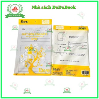 Giấy kiểm tra Eras cấp 2, kẻ ngang có chấm 7mm (15 tờ đôi, 5 tờ đơn) (mã: E752)