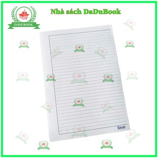 Giấy kiểm tra Eras cấp 2, kẻ ngang có chấm 7mm (15 tờ đôi, 5 tờ đơn) (mã: E752)