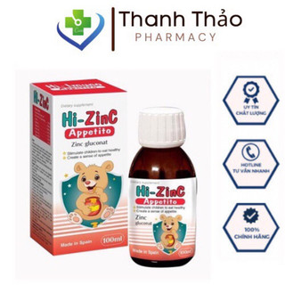 Siro Kẽm Hi ZinC 100ml, hỗ trợ tiêu hóa, giúp trẻ ăn ngon miệng, tăng cường sức khỏe bé  -Nhập khẩu Pháp