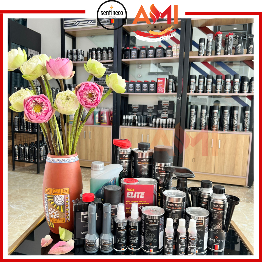 Combo Dưỡng Sên và Vệ Sinh Sên Xích Xe Máy Senfineco 9924 + 9973