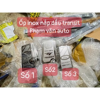 Ốp inox nắp bình dầu Ford Transit hàng cao cấp giá rẻ Phạm Văn auto