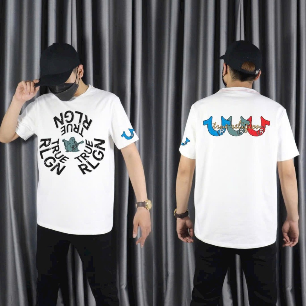 Áo thun thá ecko cổ tròn AFF  áo thun nam ông địa dập u 3logo