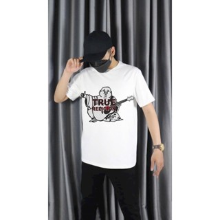 Áo thun thái cổ tròn AFF (quà tặng kèm zipo ) áo thun nam ecko ông địa logo (Shop Quốc hưng)