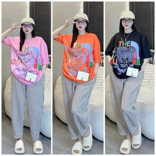 Sét bộ nữ , đồ bộ nữ , bigsize bộ xuông dài kate in gấu bigsize