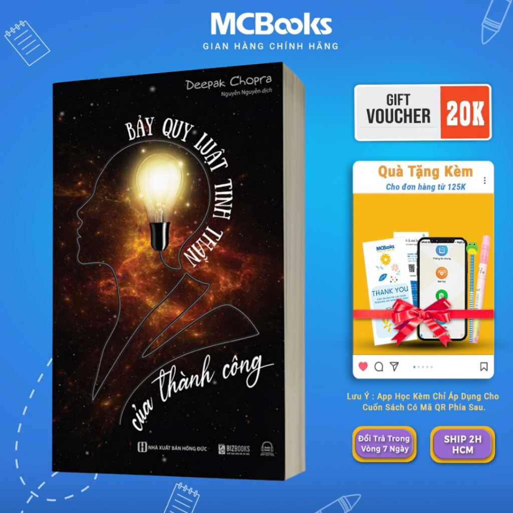 Sách - Bảy Quy Luật Tinh Thần Của Thành Công - Khám Phá Ý Nghĩa Và Cách Vận Dụng 7 Quy Luật Tinh Thần