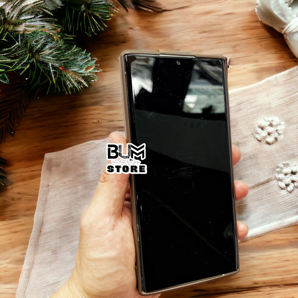 Ốp Giả Da Nâu Samsung S23 Ultra / S23 Plus / S22 Ultra / S22 Plus / Huawei Mate 60 PRO Kèm Dây Charm - BUM STORE