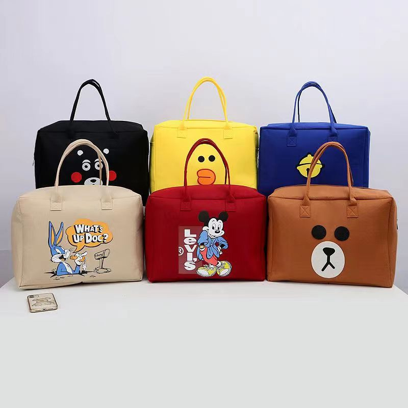 Túi nỉ đựng đồ 40cm loại to đựng quần áo dễ dàng mang đi du lịch tiện lợi, đựng các đồ cá nhân