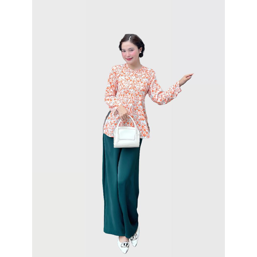 Bộ Quần Áo Bà Ba - MS5 - Có Bán Áo Lẻ, Quần Lẻ - Đồ Bà Ba - Hoa Văn Thêu - Hàng Cao Cấp -  Đủ Size S M L XL XXL- BaoĐổi