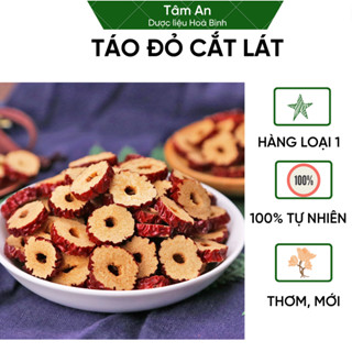 [Giá sỉ] Táo đỏ tân cương cắt lát sấy khô 500gr hãm trà, nấu chè, ăn vặt bổ máu, lưu thông khí huyết