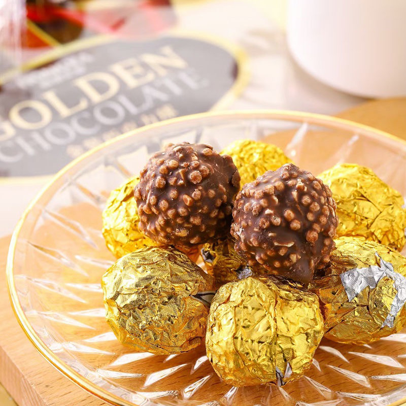 Hộp bánh sô cô la thượng hạng HongYa Golden Chocolate