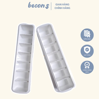 Set Khay trữ đông Song Long đồ ăn dặm có nắp đậy cho bé becon.s