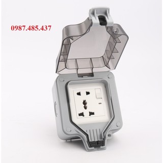 Ổ Cắm 5 lỗ chống nước nhà tắm cao cấp - Ổ cắm vườn cây, quán cafe nhà hàng ngoài trời