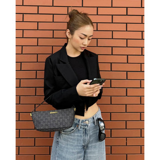 Coble black cropped blazer - áo khoác blazer dáng crop