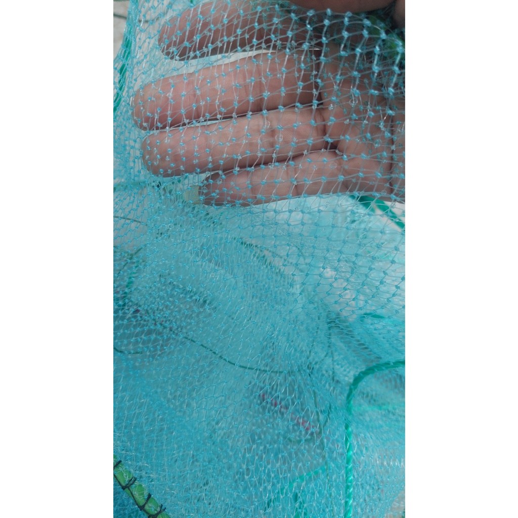 Đuôi lưới lồng bát quái 4 khung lỗ lưới 1cm cước 0.32mm cước đúc